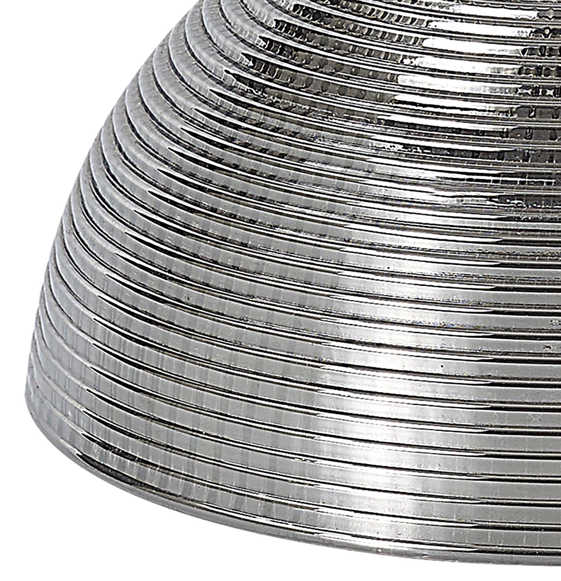 Deco - Small Gridded Dome Glass Lampshade - Luminosity Designs Ltd