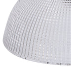 Deco - Small Gridded Dome Glass Lampshade - Luminosity Designs Ltd
