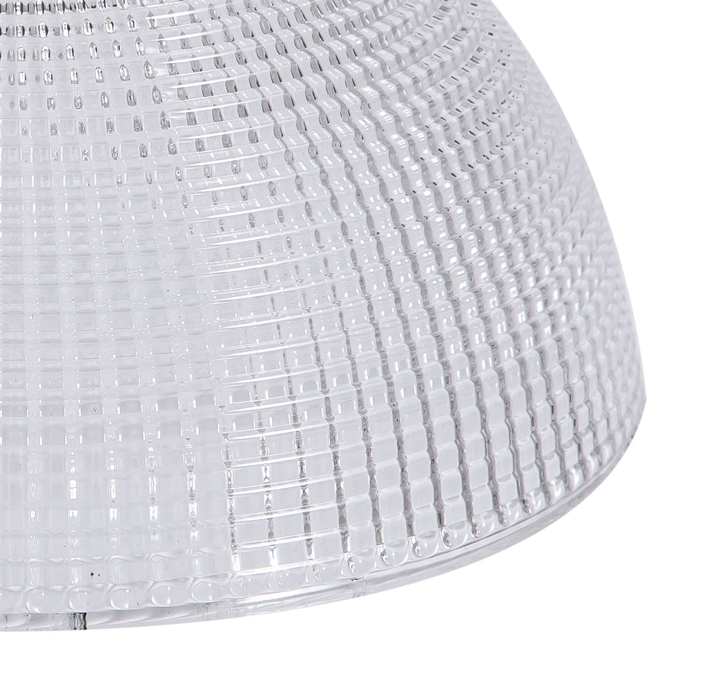 Deco - Small Gridded Dome Glass Lampshade - Luminosity Designs Ltd