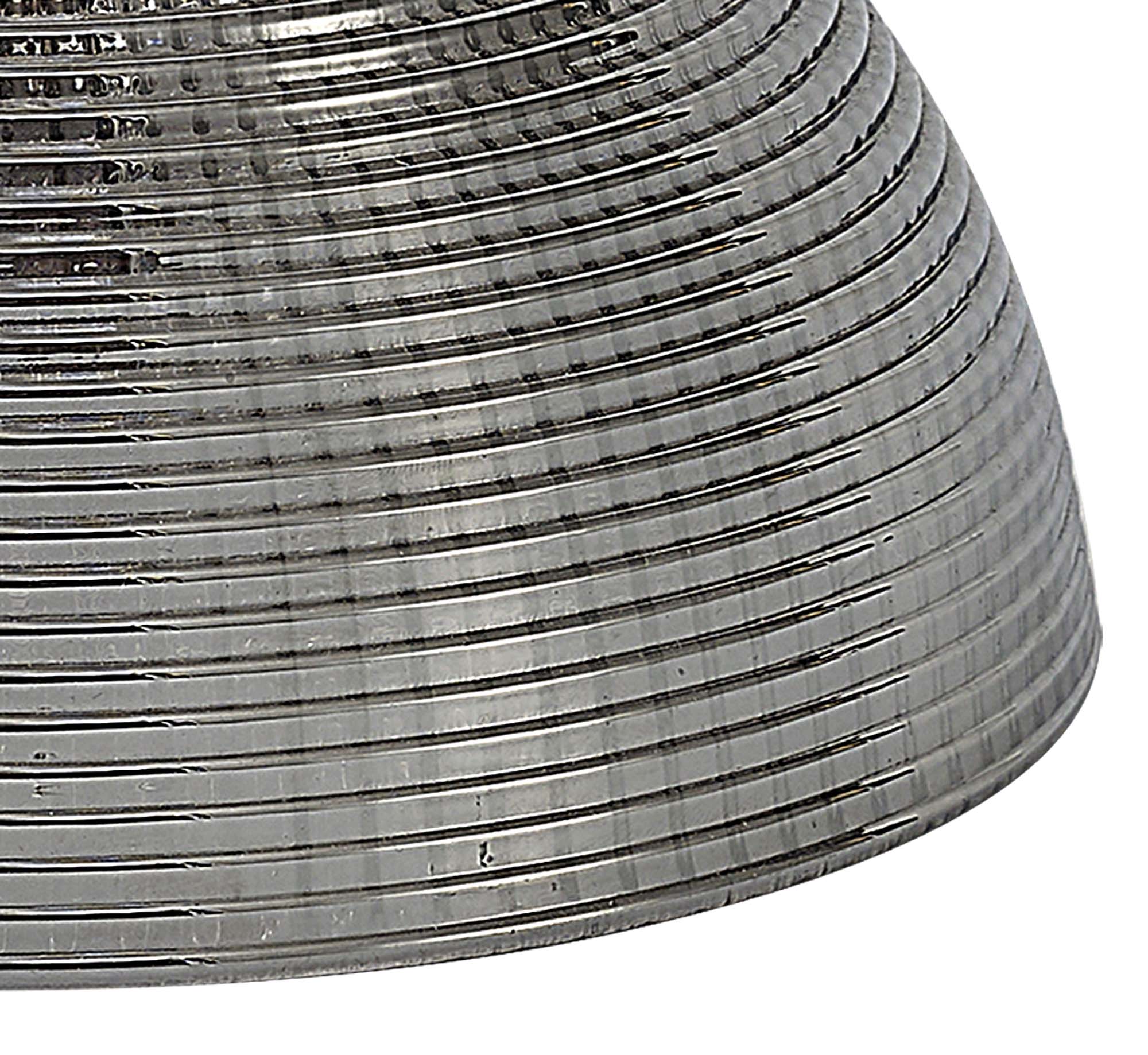 Deco - Small Gridded Dome Glass Lampshade - Luminosity Designs Ltd