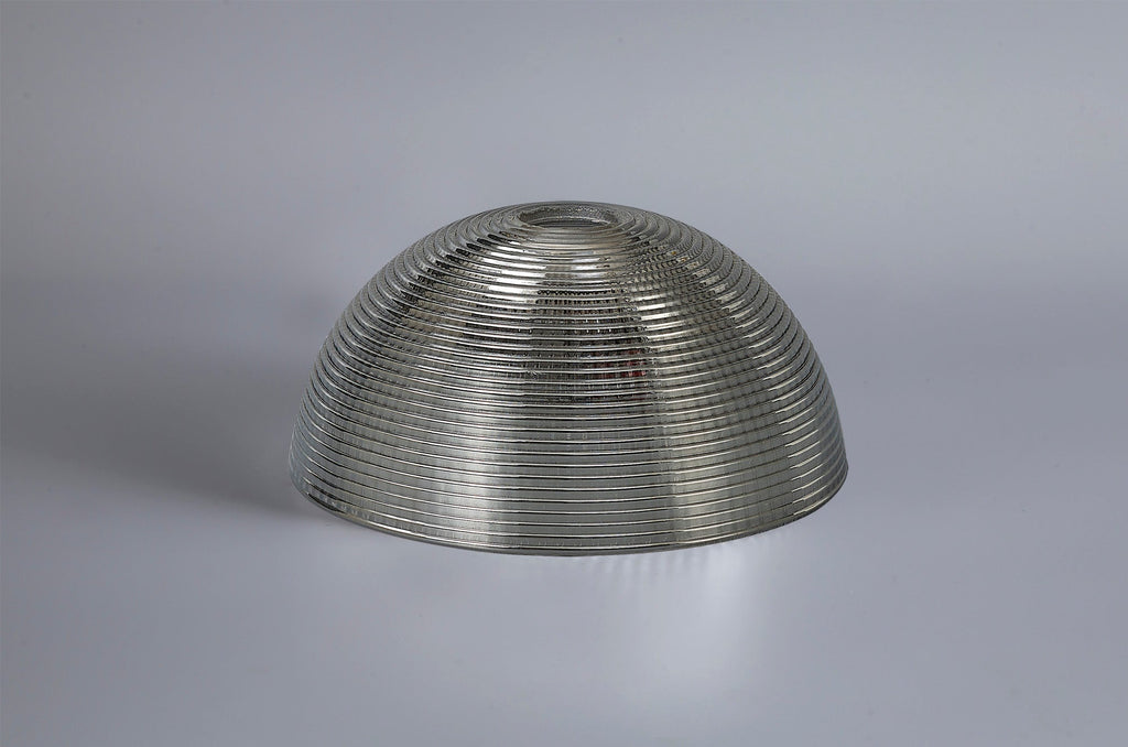 Deco - Small Gridded Dome Glass Lampshade - Luminosity Designs Ltd