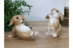 Luminosity Designs - Small Playful Bunny Rabbit Ornaments - 2 Designs Available - Luminosity Designs Ltd