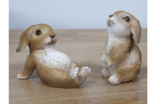 Luminosity Designs - Small Playful Bunny Rabbit Ornaments - 2 Designs Available - Luminosity Designs Ltd