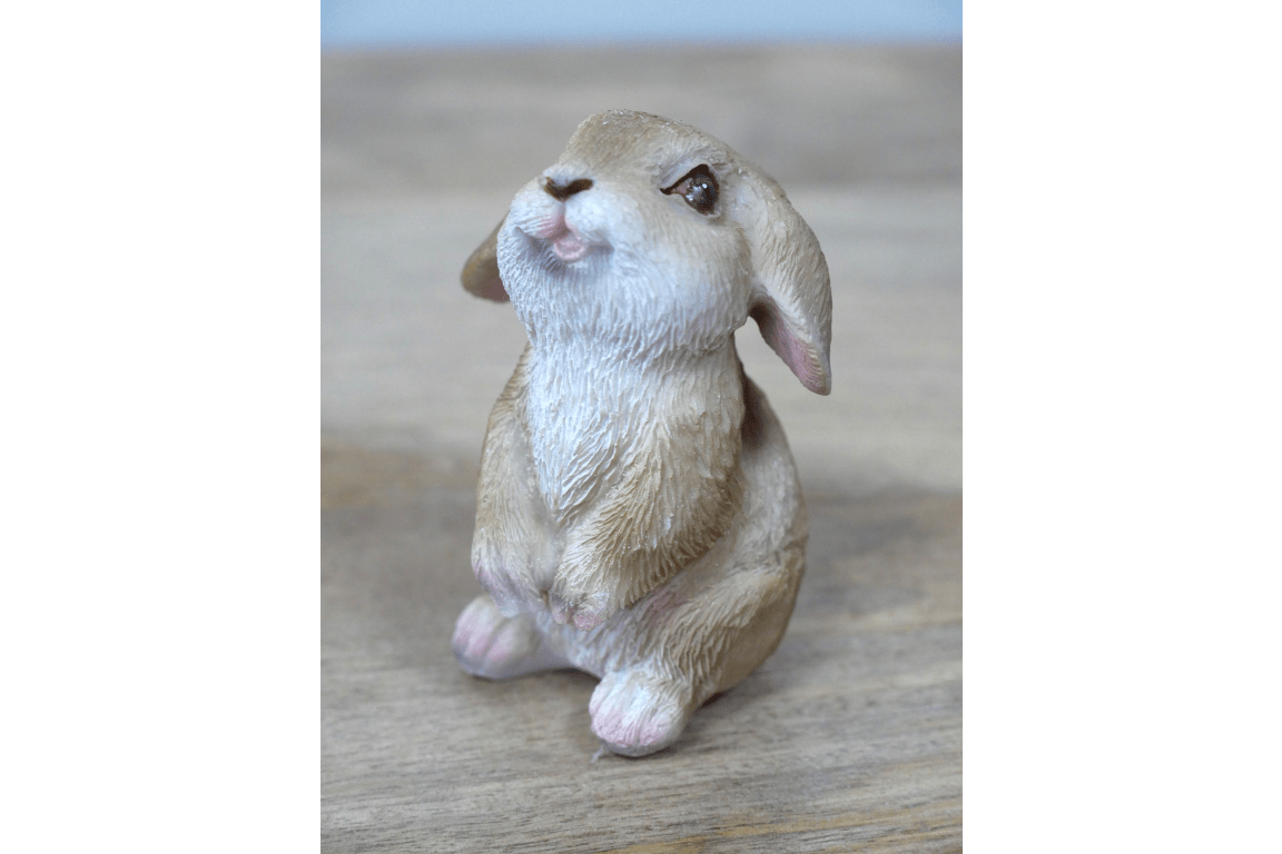 Luminosity Designs - Small Playful Bunny Rabbit Ornaments - 2 Designs Available - Luminosity Designs Ltd
