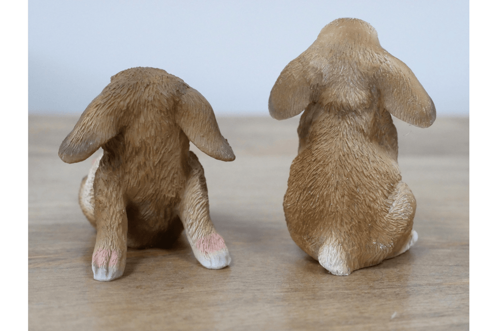 Luminosity Designs - Small Playful Bunny Rabbit Ornaments - 2 Designs Available - Luminosity Designs Ltd