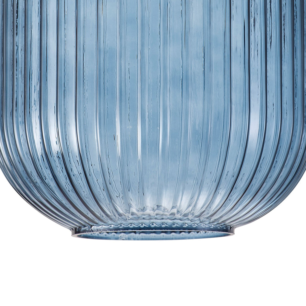 Luminosity Designs - SmallTubular Baron Ribbed Glass Shades - Luminosity Designs Ltd