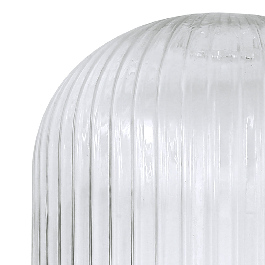 Luminosity Designs - SmallTubular Baron Ribbed Glass Shades - Luminosity Designs Ltd