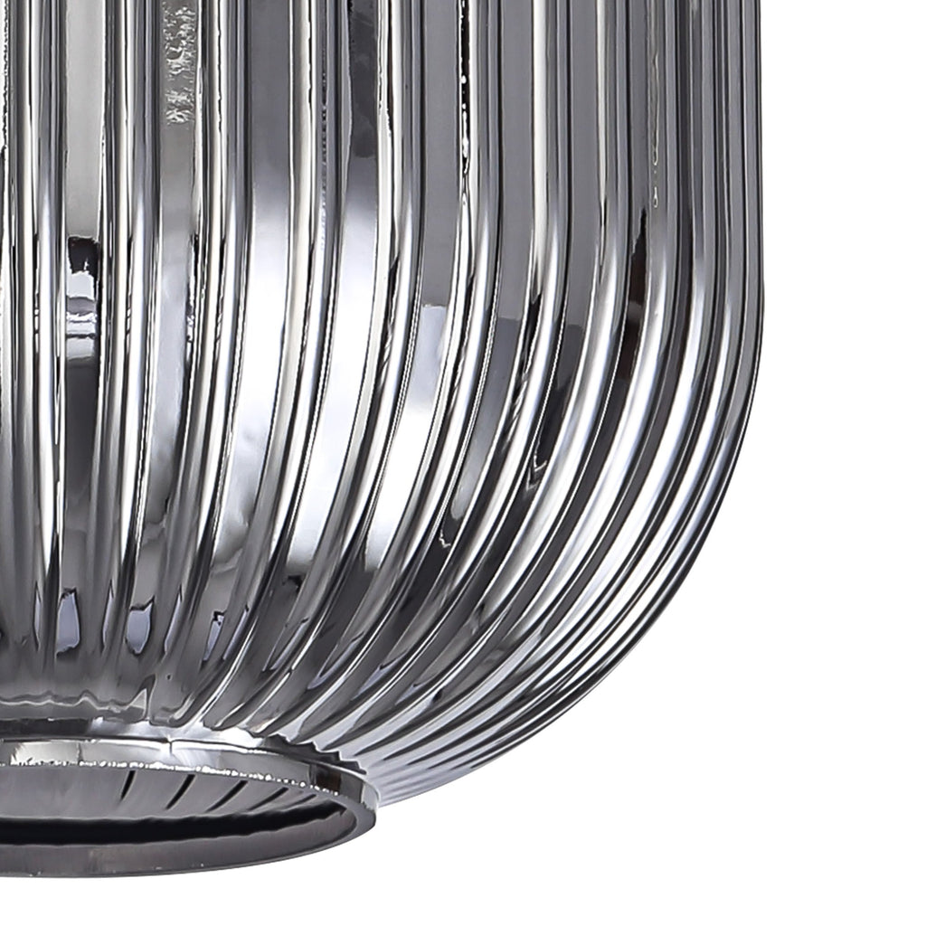 Luminosity Designs - SmallTubular Baron Ribbed Glass Shades - Luminosity Designs Ltd