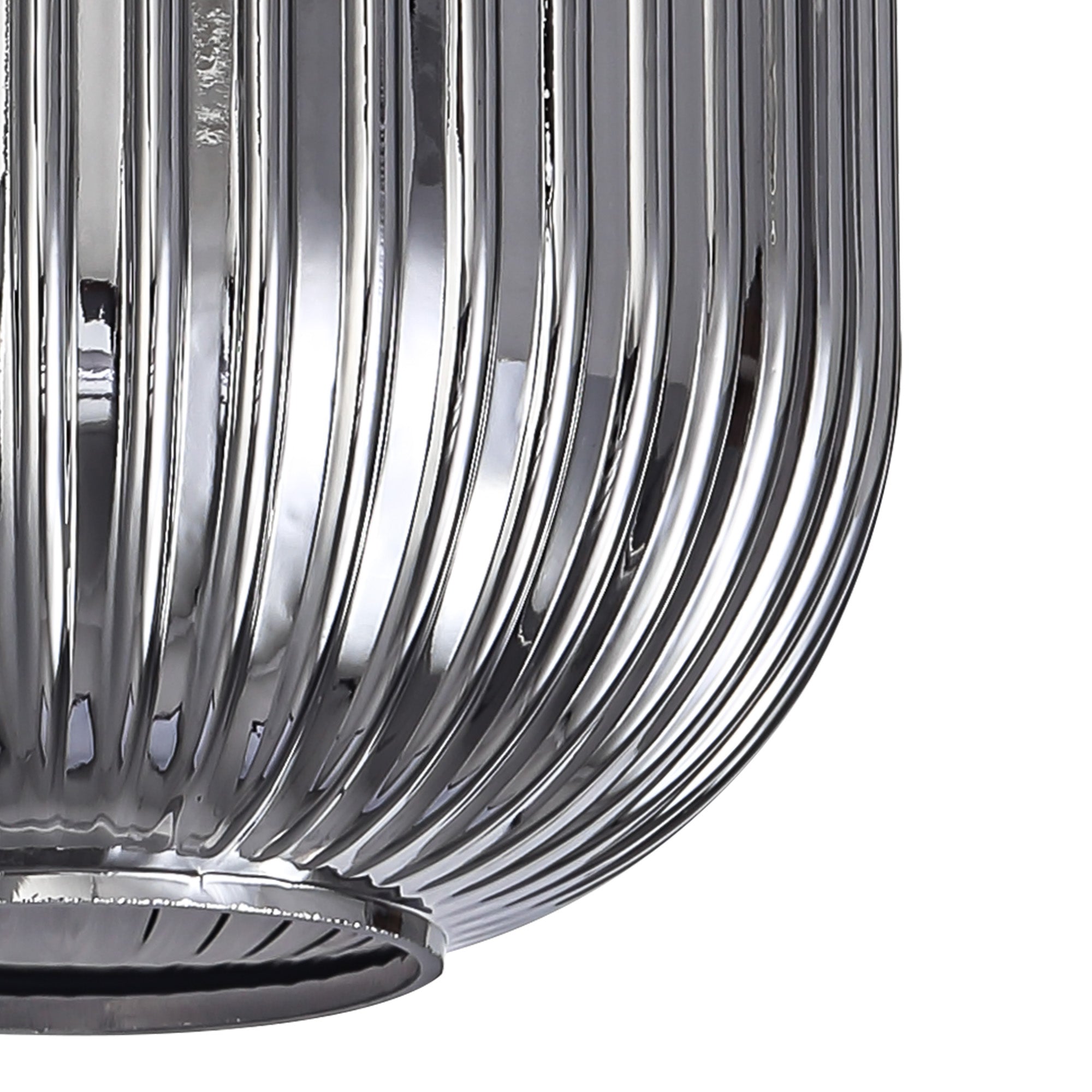 Luminosity Designs - SmallTubular Baron Ribbed Glass Shades - Luminosity Designs Ltd