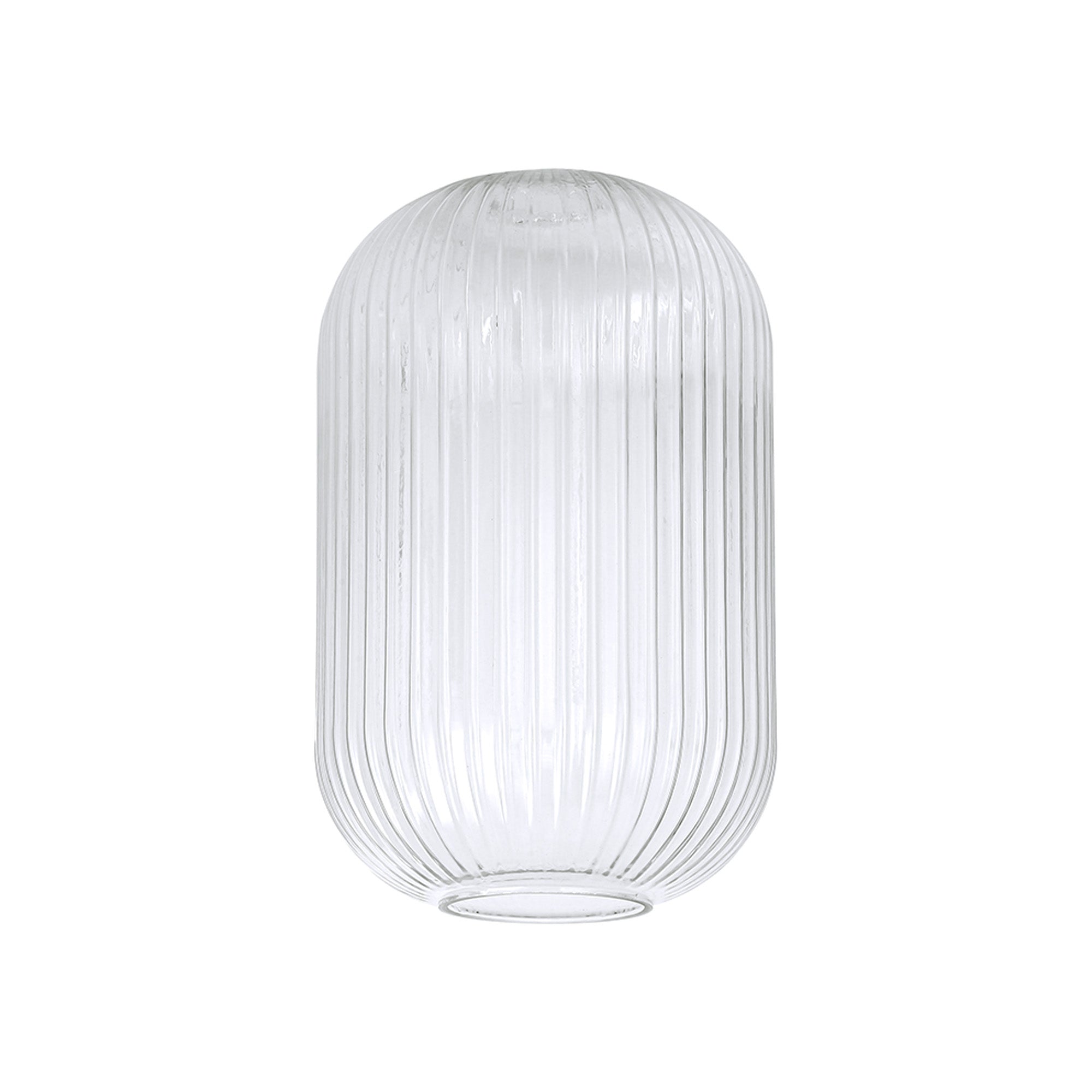 Luminosity Designs - SmallTubular Baron Ribbed Glass Shades - Luminosity Designs Ltd