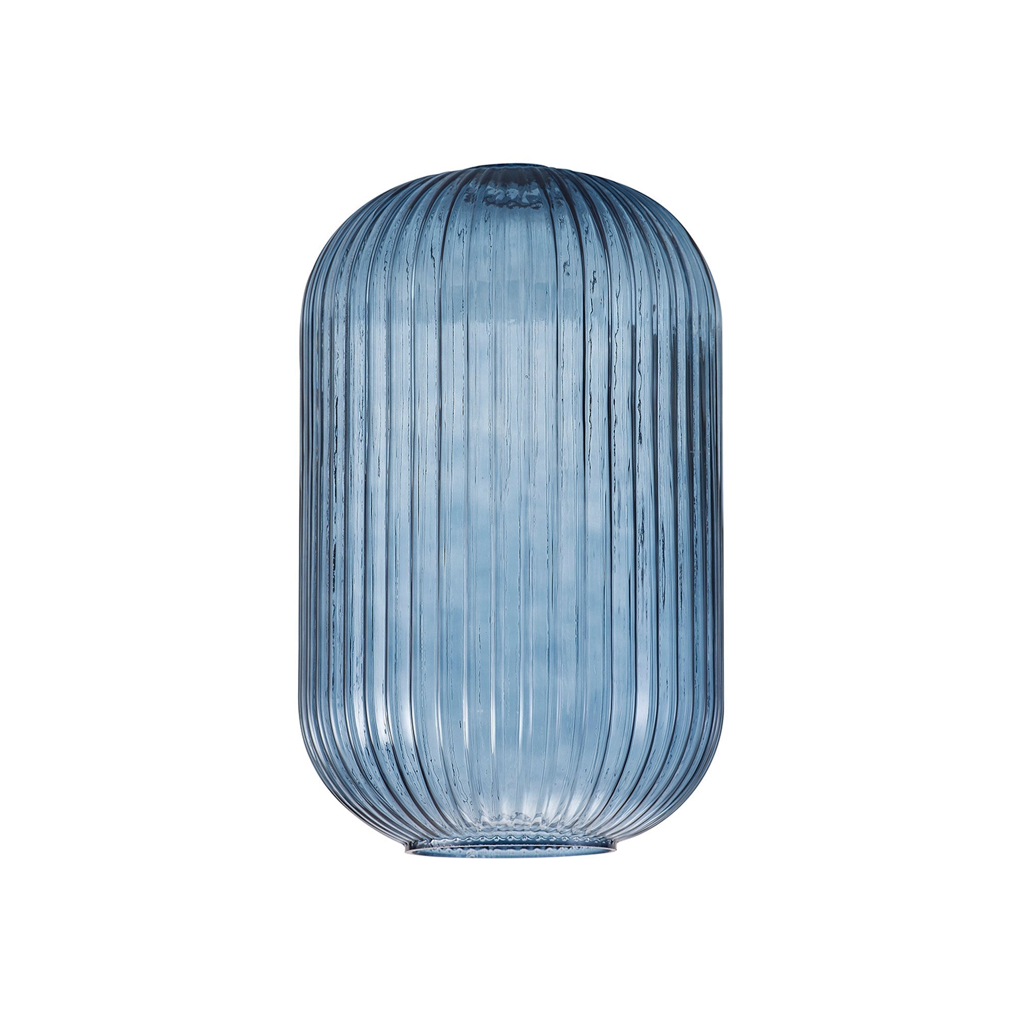 Luminosity Designs - SmallTubular Baron Ribbed Glass Shades - Luminosity Designs Ltd