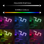 LSE - SMART Pack of Six LED RGB DIY Light Bars - Luminosity Designs Ltd