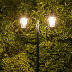 Connect Pro - Solar Duel Headed Lamppost - Luminosity Designs Ltd