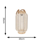 LSE - Solar Natural Colour Mesh Lantern with Rope Handle - Luminosity Designs Ltd