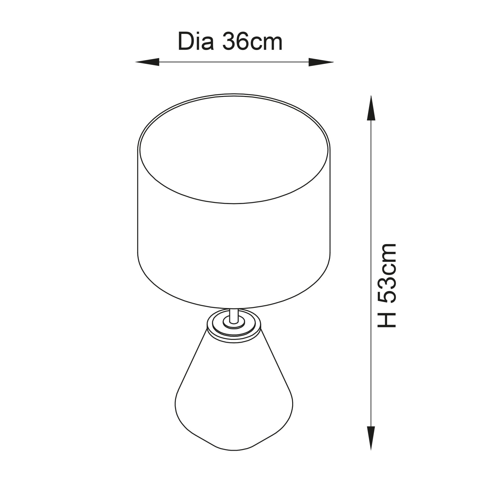 Luminosity Designs - Sophia Table Lamp and Shade - Luminosity Designs Ltd