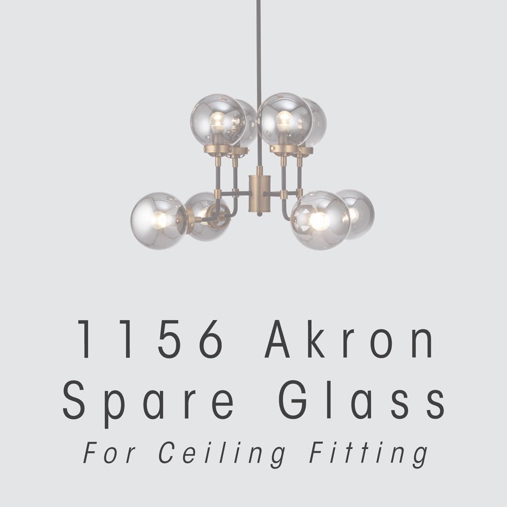 Oaks Lighting - Spare Glass For the Oaks Akron Ceiling Pendant Light (1156 GLASS) - Luminosity Designs Ltd