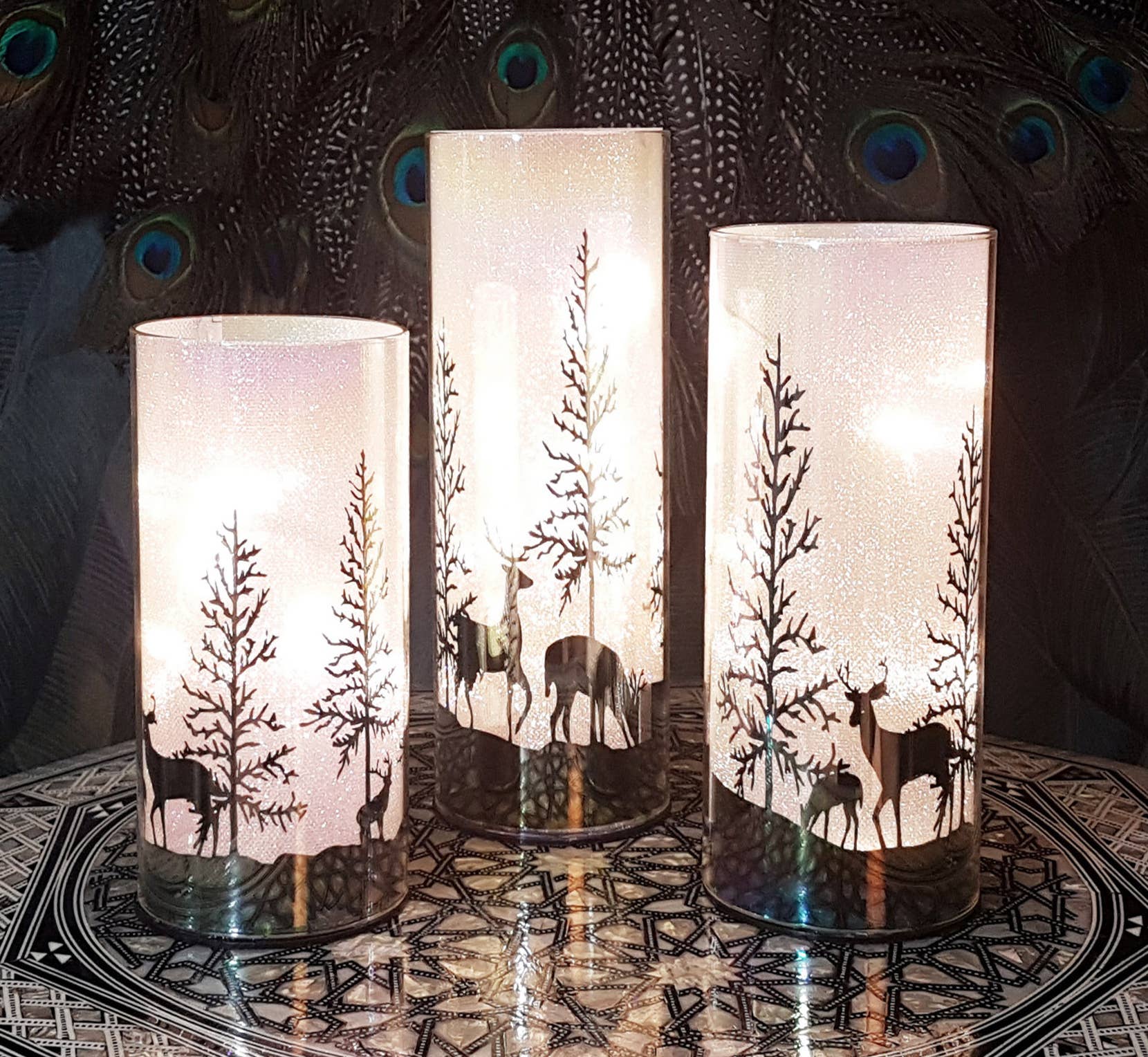 Luxa London - SPARKLER - DEER PARK, FROST EFFECT - Luminosity Designs Ltd