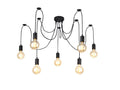 Deco - Spider Light E27 Pendant Set - 7 Light - Luminosity Designs Ltd