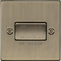 Knightsbridge - Squared Edge 10A Fan Isolator Switch - Luminosity Designs Ltd
