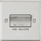 Knightsbridge - Squared Edge 10A Fan Isolator Switch - Luminosity Designs Ltd