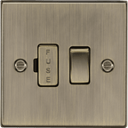 Knightsbridge - Squared Edge 13A Switched Fused Spur Unit - Luminosity Designs Ltd