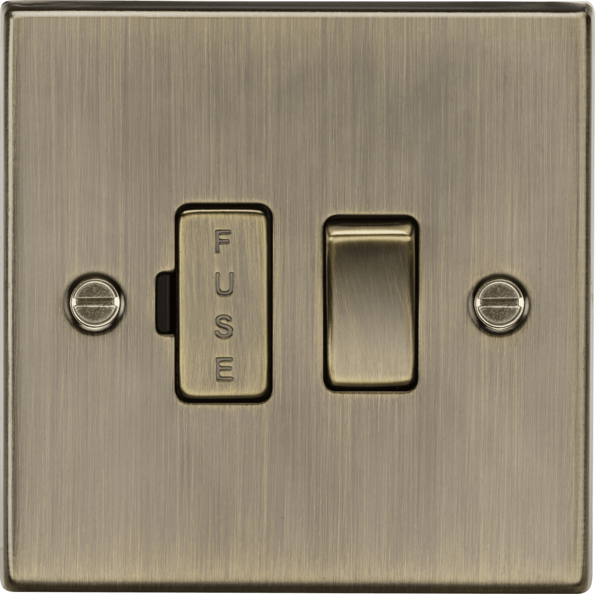 Knightsbridge - Squared Edge 13A Switched Fused Spur Unit - Luminosity Designs Ltd