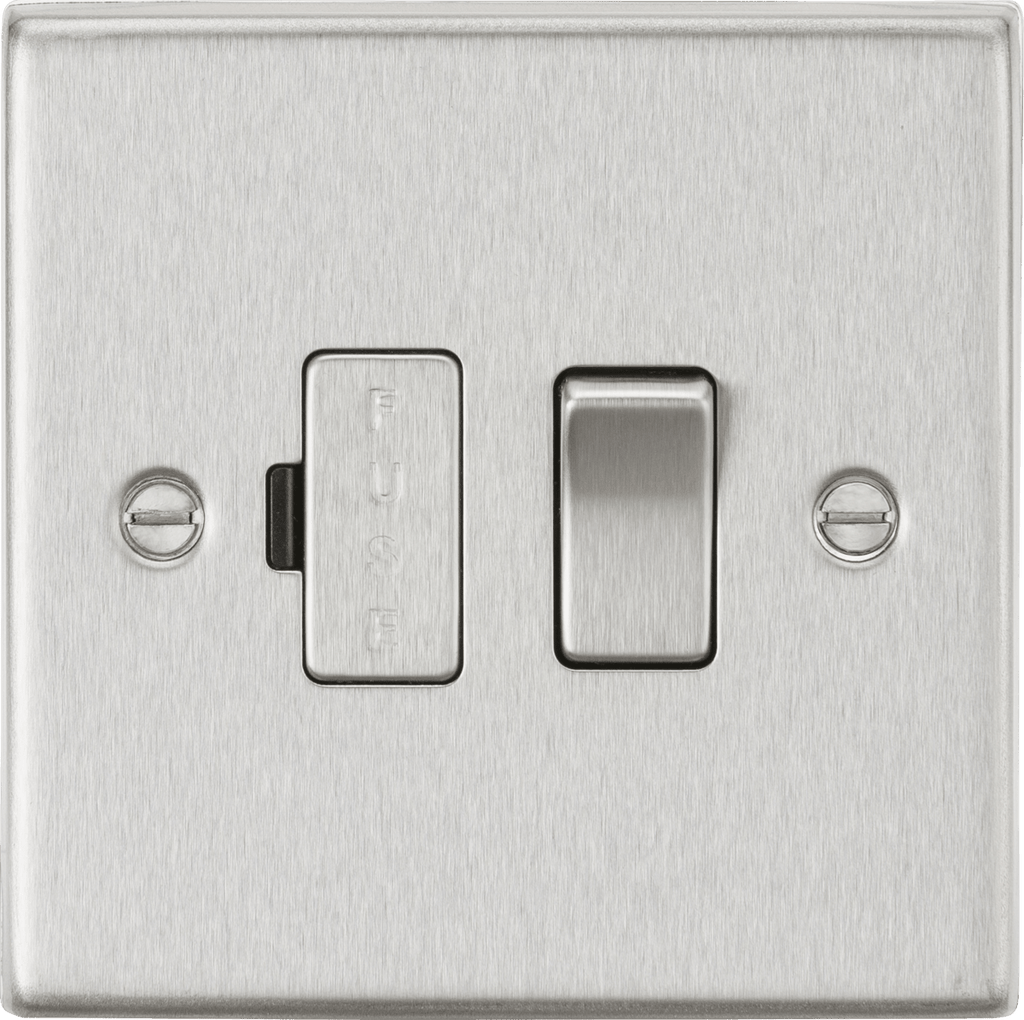 Knightsbridge - Squared Edge 13A Switched Fused Spur Unit - Luminosity Designs Ltd