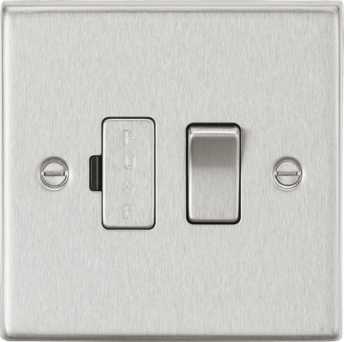 Knightsbridge - Squared Edge 13A Switched Fused Spur Unit - Luminosity Designs Ltd