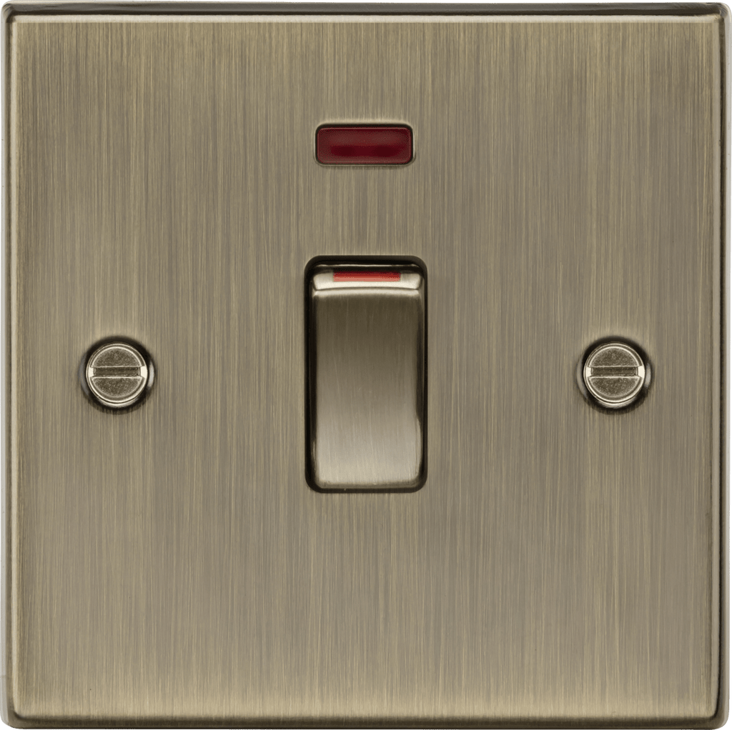 Knightsbridge - Squared Edge 1g 45A Switches - Luminosity Designs Ltd