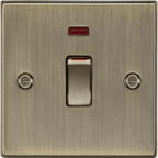 Knightsbridge - Squared Edge 1g 45A Switches - Luminosity Designs Ltd