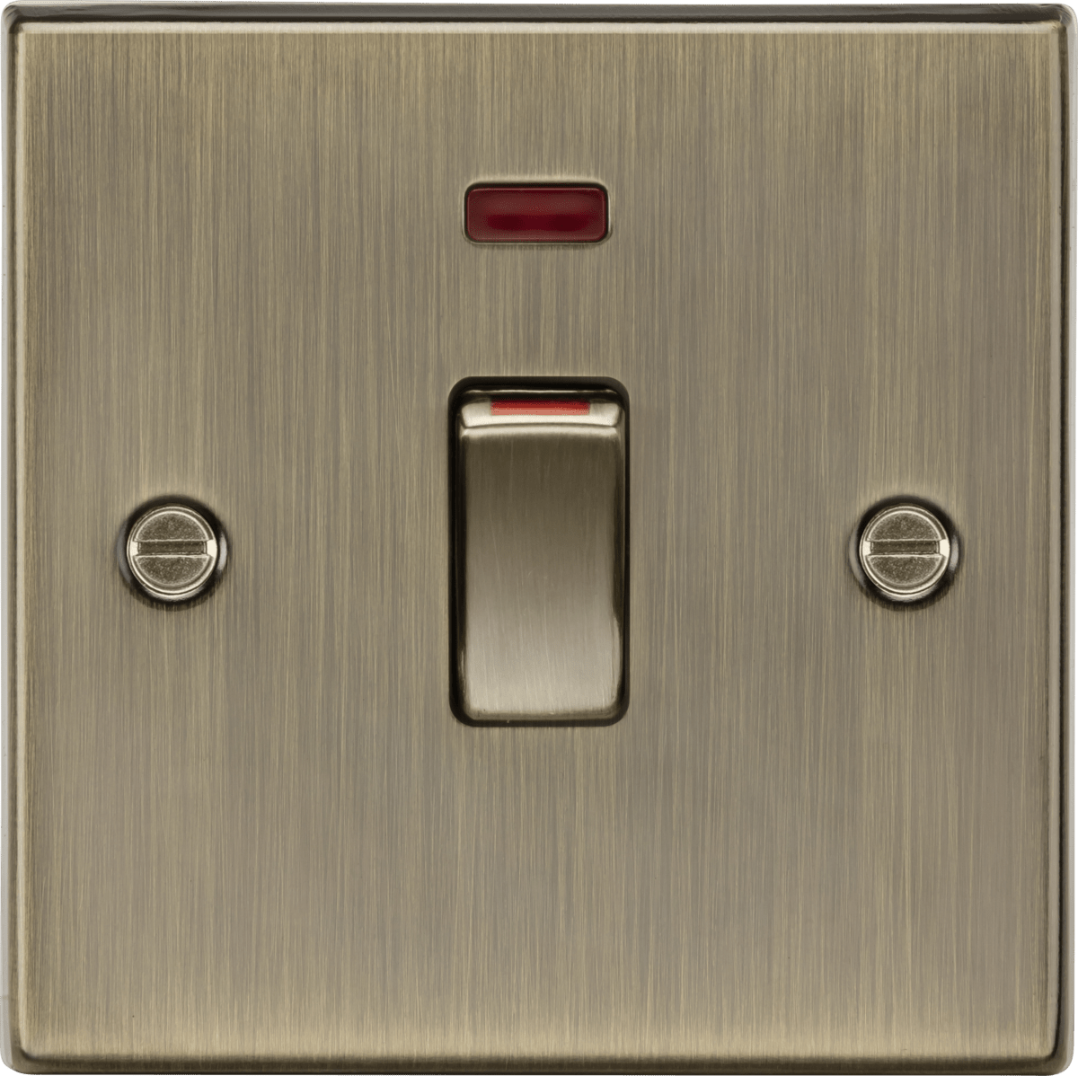 Knightsbridge - Squared Edge 1g 45A Switches - Luminosity Designs Ltd