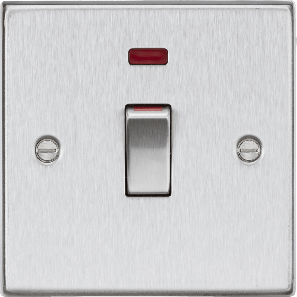 Knightsbridge - Squared Edge 1g 45A Switches - Luminosity Designs Ltd