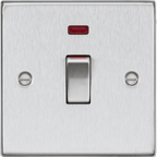 Knightsbridge - Squared Edge 1g 45A Switches - Luminosity Designs Ltd