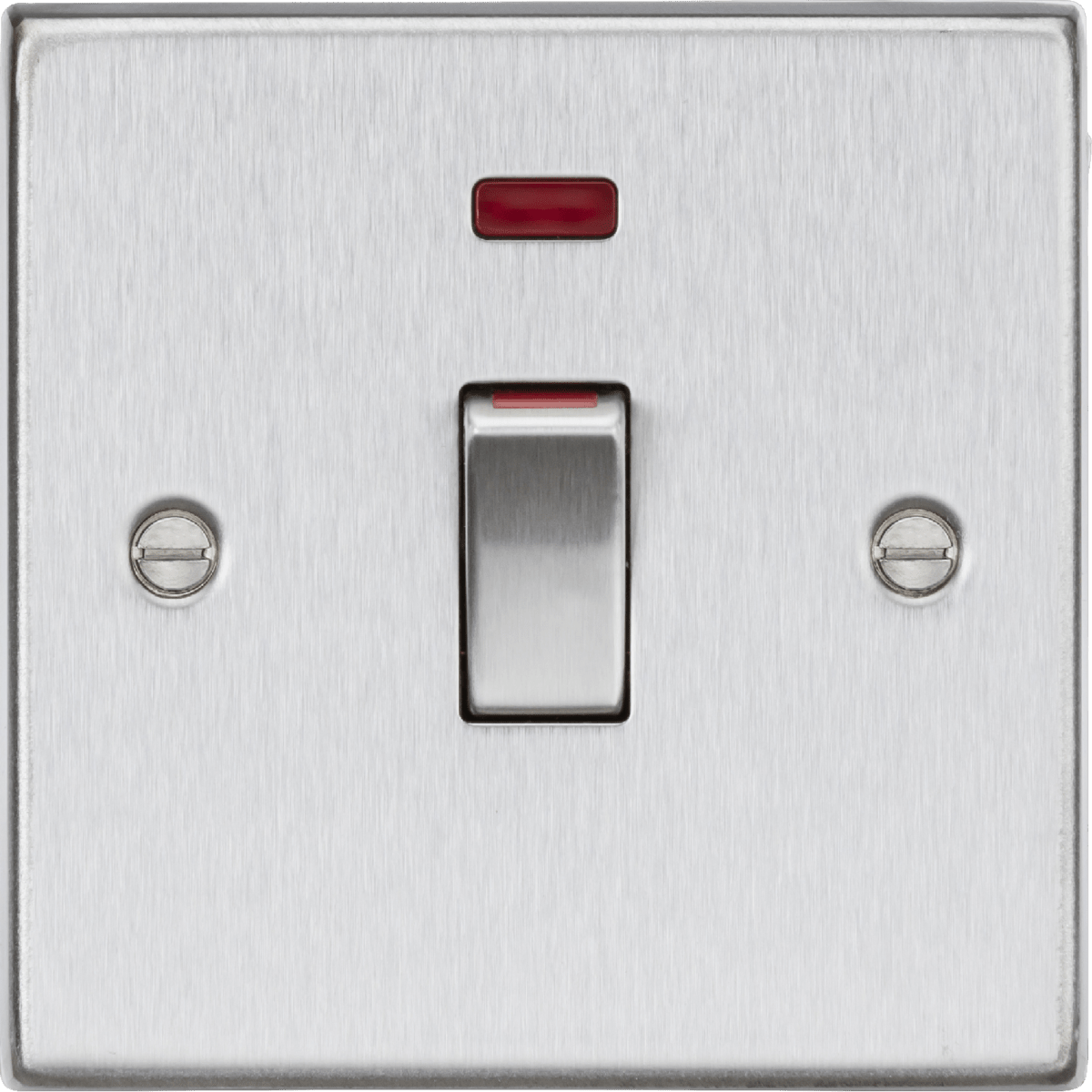 Knightsbridge - Squared Edge 1g 45A Switches - Luminosity Designs Ltd