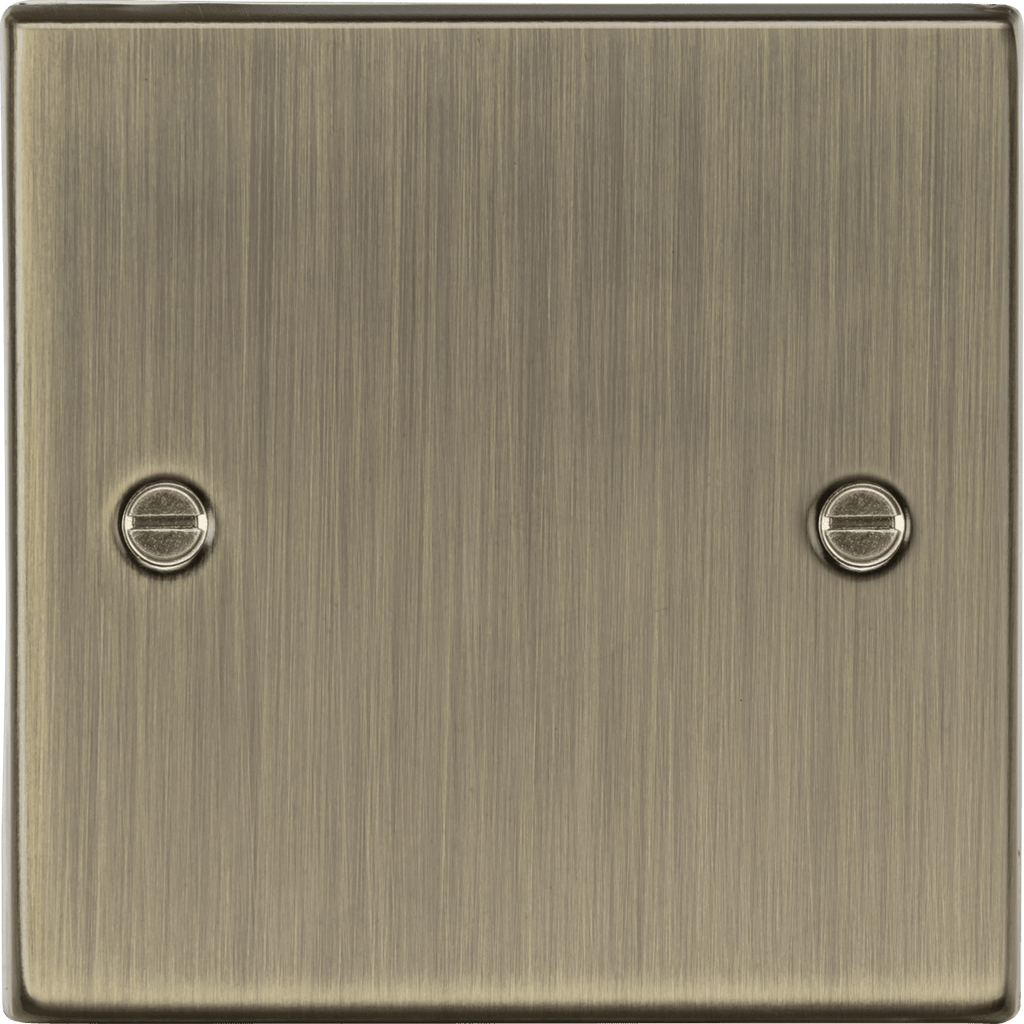 Knightsbridge - Squared Edge 1G Blanking plate - Luminosity Designs Ltd