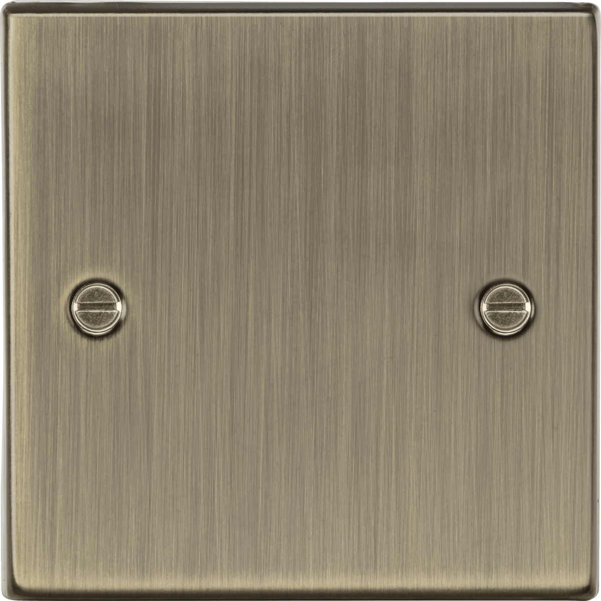 Knightsbridge - Squared Edge 1G Blanking plate - Luminosity Designs Ltd