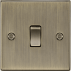 Knightsbridge - Squared Edge 20A 1G DP Switch - Luminosity Designs Ltd