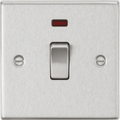 Knightsbridge - Squared Edge 20A 1G DP Switch with Neon - Luminosity Designs Ltd
