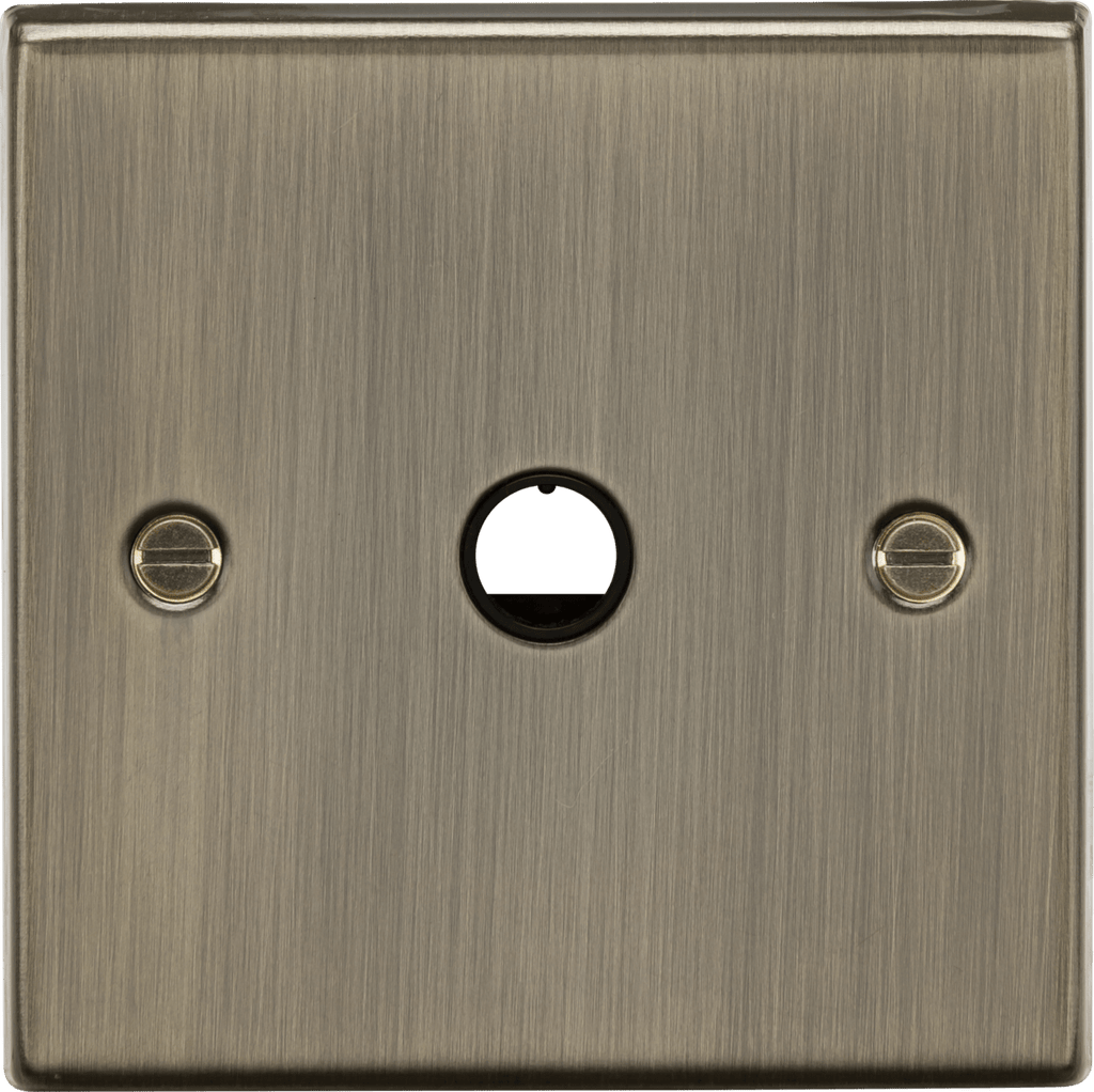 Knightsbridge - Squared Edge 20A Flex Outlet Plate - Luminosity Designs Ltd