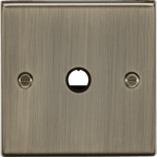 Knightsbridge - Squared Edge 20A Flex Outlet Plate - Luminosity Designs Ltd