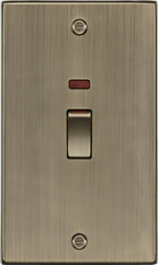 Knightsbridge - Squared Edge 2g 45A Switches - Luminosity Designs Ltd