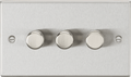 Knightsbridge - Squared Edge 3G 2 - way 10 - 200W (5 - 150W LED) Intelligent dimmer - Luminosity Designs Ltd