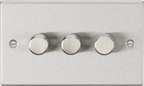 Knightsbridge - Squared Edge 3G 2 - way 10 - 200W (5 - 150W LED) Intelligent dimmer - Luminosity Designs Ltd