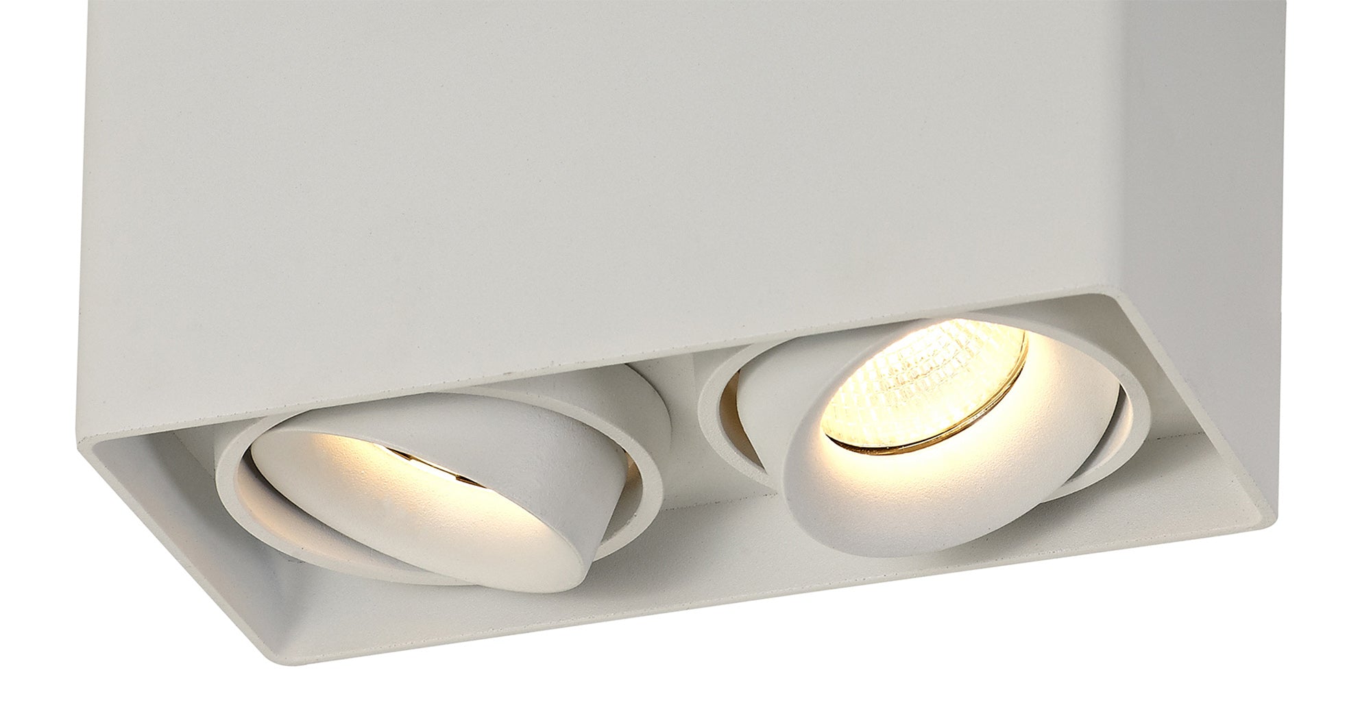 Deco - Stom 2 Light Adjustable Rectangular Spot - Luminosity Designs Ltd