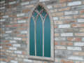 Luminosity Designs - Stone Effect Cathedral Window Arch Mirror - Luminosity Designs Ltd