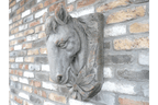 Luminosity Designs - Stone Effect Victorian Style Wall Mounted Horses Head Garden Ornament - Luminosity Designs Ltd