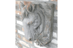 Luminosity Designs - Stone Effect Victorian Style Wall Mounted Horses Head Garden Ornament - Luminosity Designs Ltd