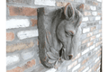 Luminosity Designs - Stone Effect Victorian Style Wall Mounted Horses Head Garden Ornament - Luminosity Designs Ltd