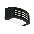 Oaks Lighting - Surface Brick Light in Matt Black With Opal Diffuser, IP44 Rated , 1 x E27 - Luminosity Designs Ltd