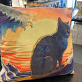 Luminosity Designs - Surfing Cat Couch Cushion - Luminosity Designs Ltd